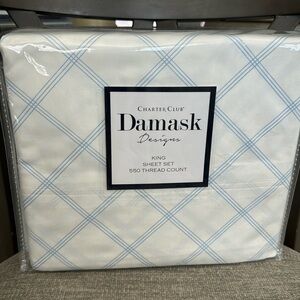 Charter Club Damask sheet set King